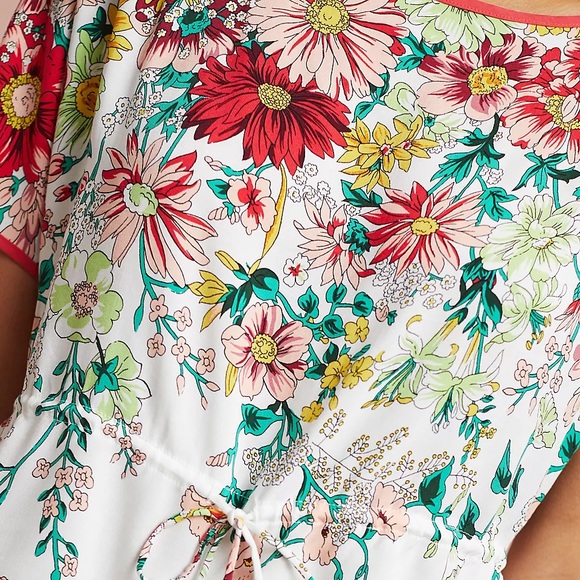 ANTHROPOLOGIE NWOT Springtime Sleep Shirt *TOP ONLY* - Picture 3 of 12